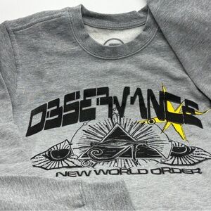 Observance New‎ World Order Crewneck Brand New Size Small